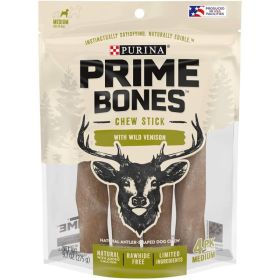 Purina Prime Bones Dog Chew Filled with Wild Venison Medium