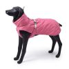 New Style Dog Winter Jacket with Waterproof Warm Polyester Filling Fabric-(pink , size 2XL))