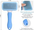 Dog Brush For Shedding Dematting Pet Grooming Cat Hair Undercoat Rake Comb Brush