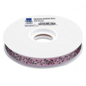 50-Yard Printed Ribbon Rolls (Color: Cheetah, size: 50 Yards)