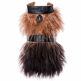 Mink Faux-Fur Vest (Color: Wildest One, size: medium)