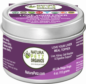 Love Your Liver Meal Topper Liver, Kidney, Gall Bladder & Digestive Support* (Color: , size: 4 Oz. Dog)