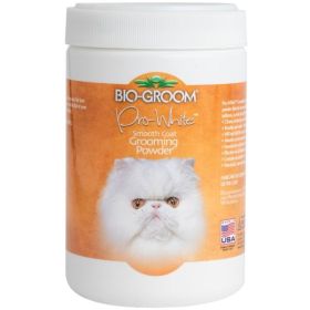 Bio Groom Pro (Option: White Smooth Coat Grooming Powder for Cats  8 oz)