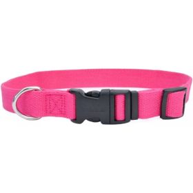 Coastal Pet New Earth Soy Adjustable Dog Collar Fuchsia (Option: 1218"L x 3/4"W)