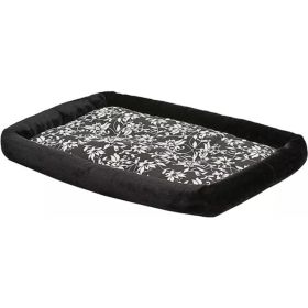 MidWest Quiet Time Bolster Bed Floral for Dogs (Option: Large  1 count)