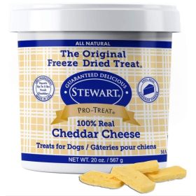 Stewart Freeze Dried Cheddar Cheese Dog Treats (Option: 20 lb)