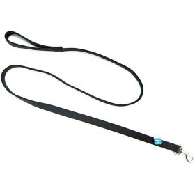 Coastal Pet Double Nylon Lead (Option: Black  72" Long x 1" Wide)