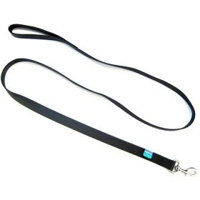 Coastal Pet Single Nylon Lead (Option: Black  6' Long x 1" Wide)