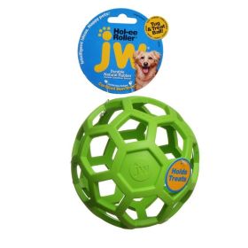 JW Pet HOL (Option: ee Roller Rubber Dog Toy  Assorted  Large (6.5" Diameter  1 Toy))