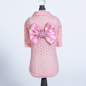 Royal Princess Sweater (Color: Pink, size: small)