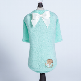 Teacup Sweater (Color: Mint, size: large)