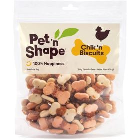 Pet 'n Shape Chik 'n Biscuits Dog Treats (Option: 16 lb)