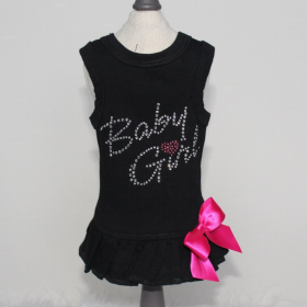 Baby Girl Dress (Color: black, size: XXS)