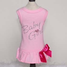 Baby Girl Dress (Color: Pink, size: XXS)