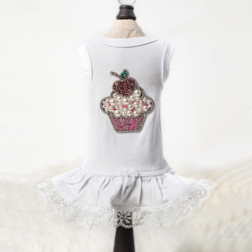 Lil Miss Cupcake (Color: White, size: small)