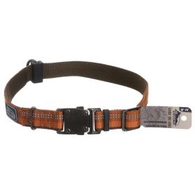 K9 Explorer Reflective Adjustable Dog Collar (Option: Campfire Orange  26" Long x 1" Wide)