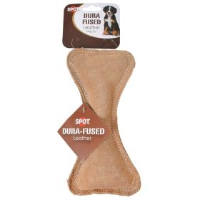 Spot Dura (Option: Fused Leather Bone Dog Toy  9" Long)