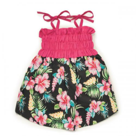 CC Hawaiian Breeze Sundress (Color: Pink, size: Small Medium)