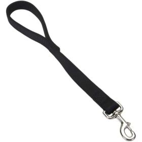 Coastal Pet Traffic Dog Leash Black (Option: 18" Long x 1" Wide)