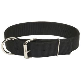 Coastal Pet Macho Dog Double (Option: Ply Nylon Collar with Roller Buckle 1.75" Wide Black  20"Long)