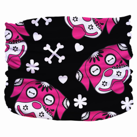 Day of the Dog Pup Scruff (Color: Black,Pink,White, size: Teeny)