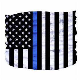 Thin Blue Line Pup Scruff (Color: Blue,Black,White, size: Big Pooper)