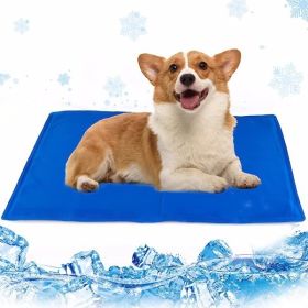 Dog Cooling Mat, Pet Cooling Mat for Dogs and Cats, Pressure Activated Dog Cooling Pad, No Water or Refrigeration Needed, Non-Toxic Gel (Color: as picture)